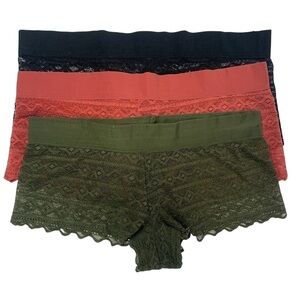 Adrienne Vittadini New Without Tags Lace Boy Short Panties  Size Medium